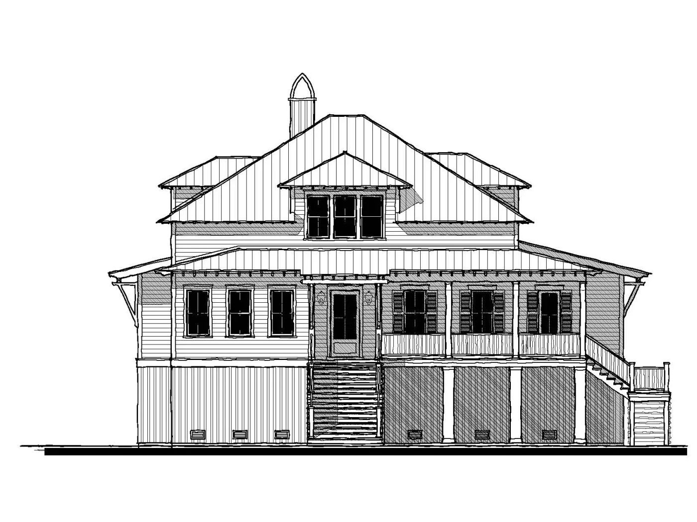 Oak Island Retreat (26327) — featured elevation