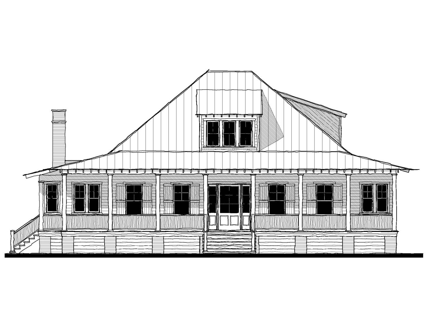 Bay Point Cottage (16391) — featured elevation