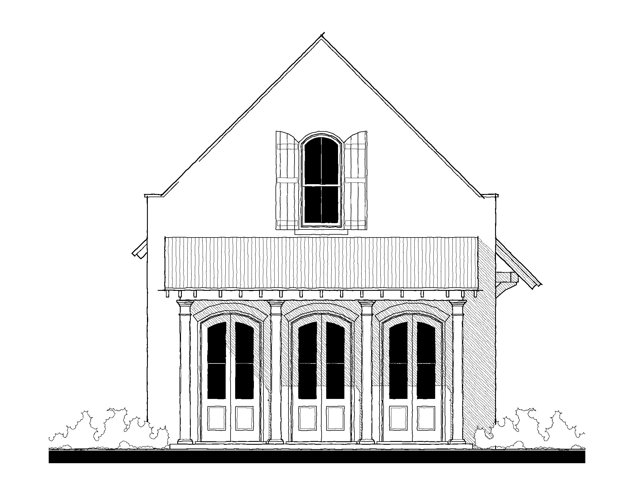 Nevin's Nest (16404-14) — featured elevation