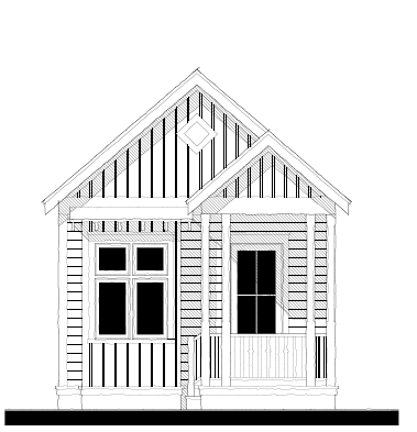 Cara May Cottage (19912A) — featured elevation