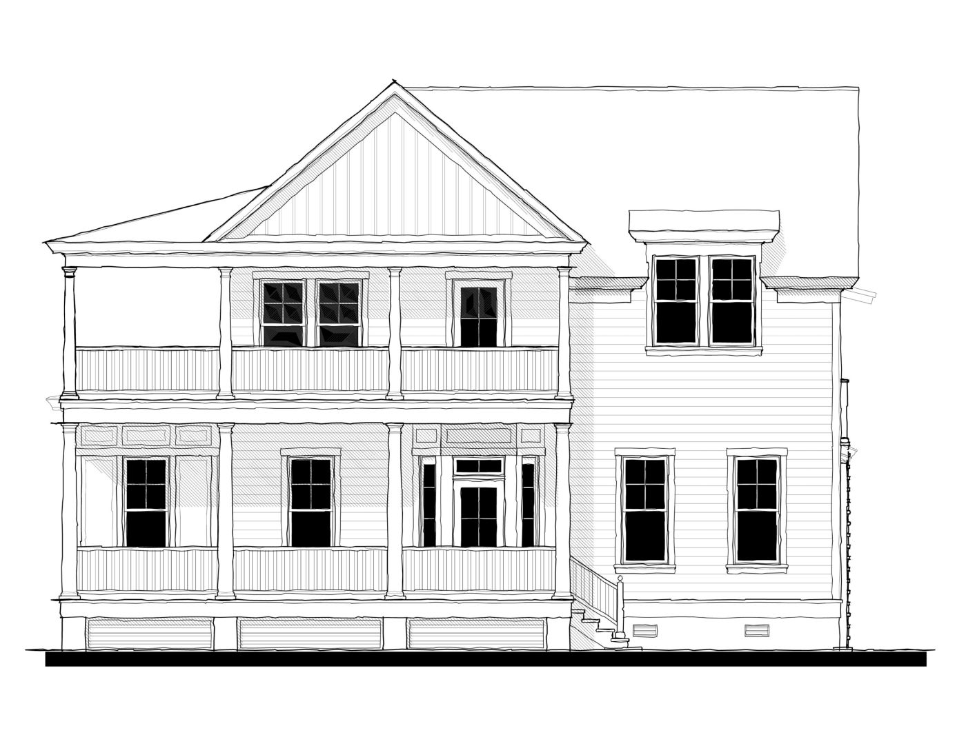 Cassatt Cottage (233140) — featured elevation