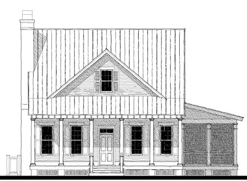 Coosaw River Cottage (11322) — featured elevation