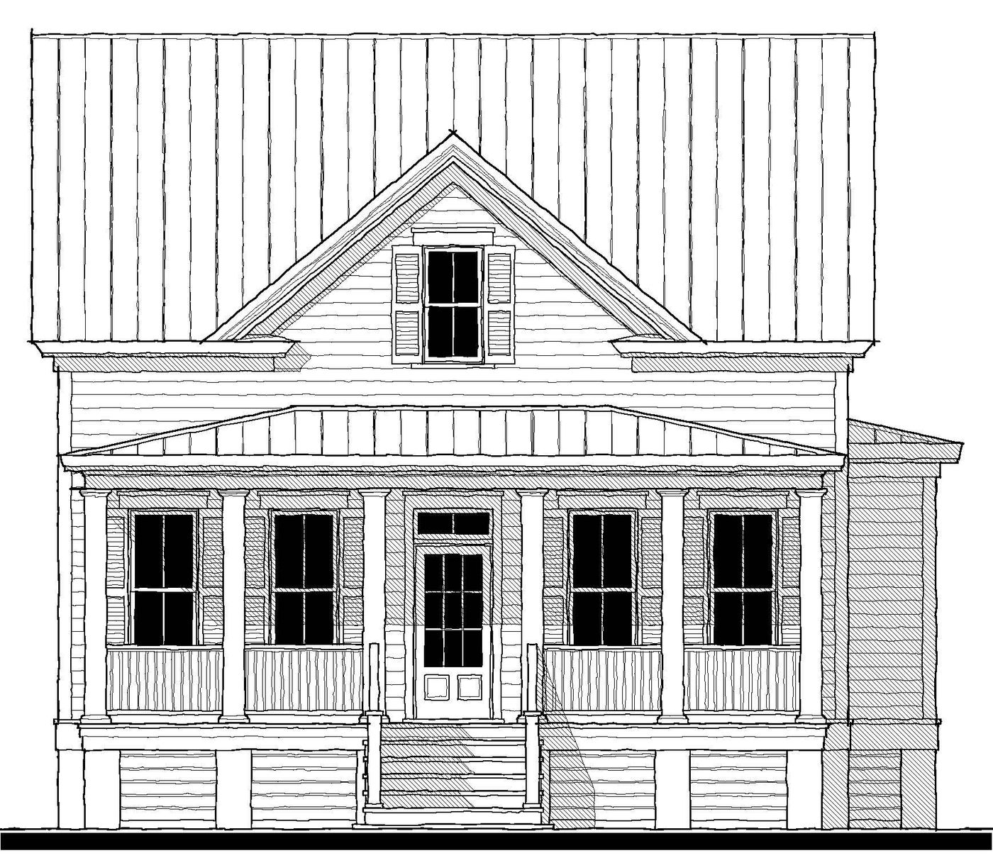 Coosaw River Cottage (153245) — featured elevation