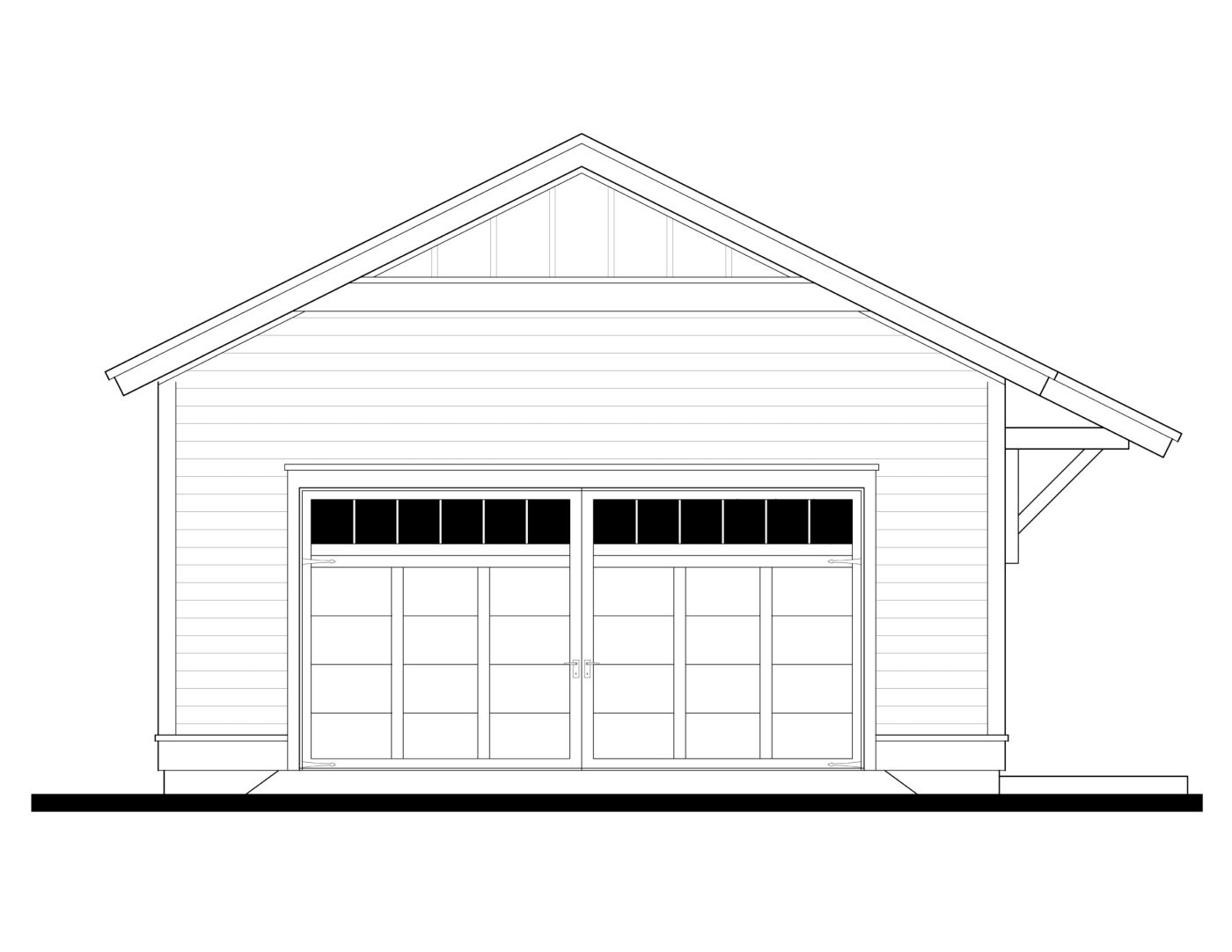 Garage (23120) — featured elevation