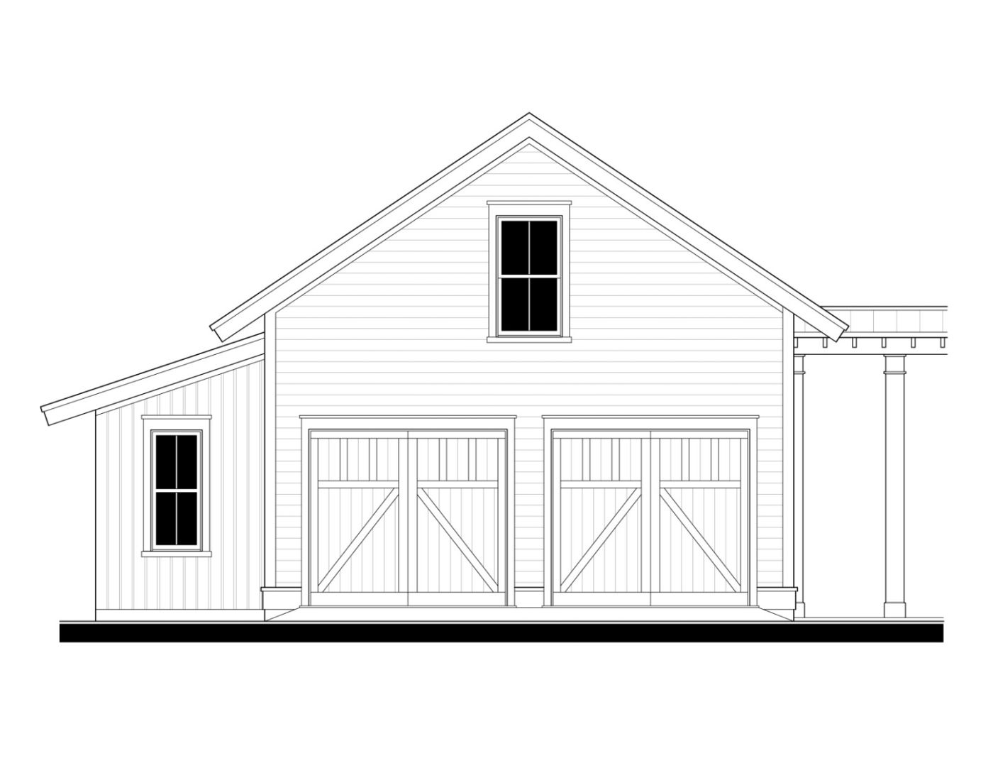 Garage (23308) — featured elevation