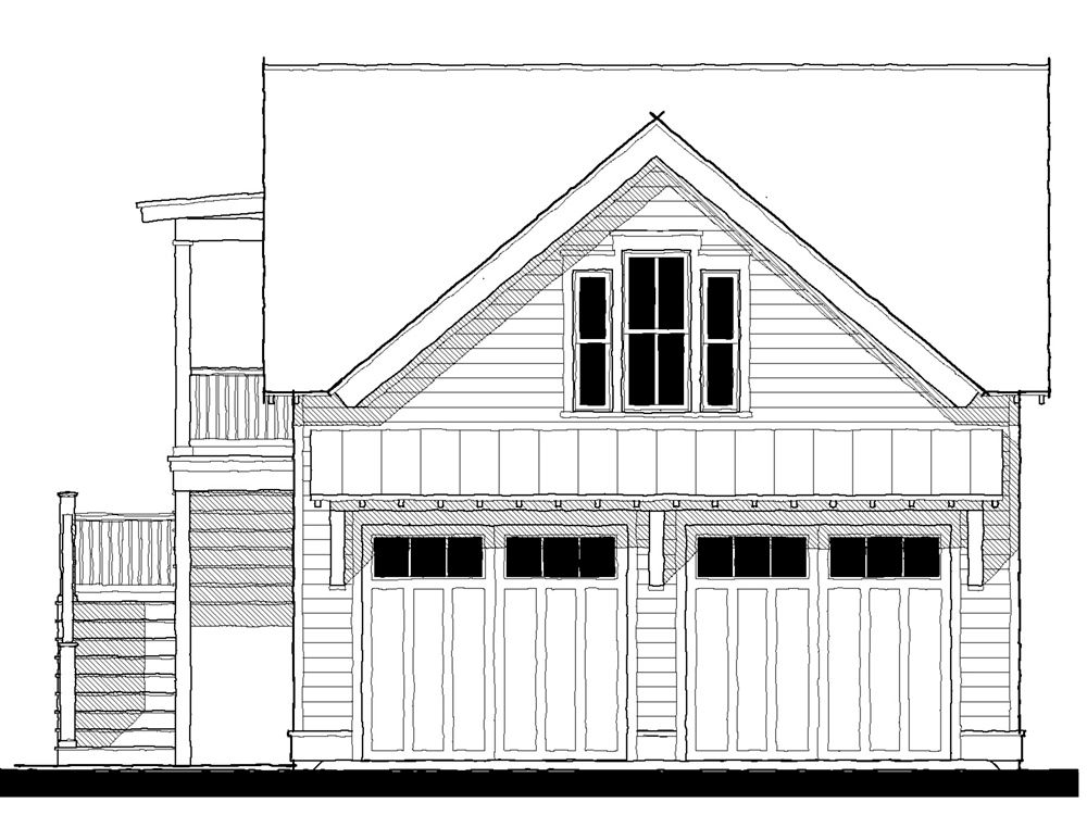 Garage (233105G) — featured elevation