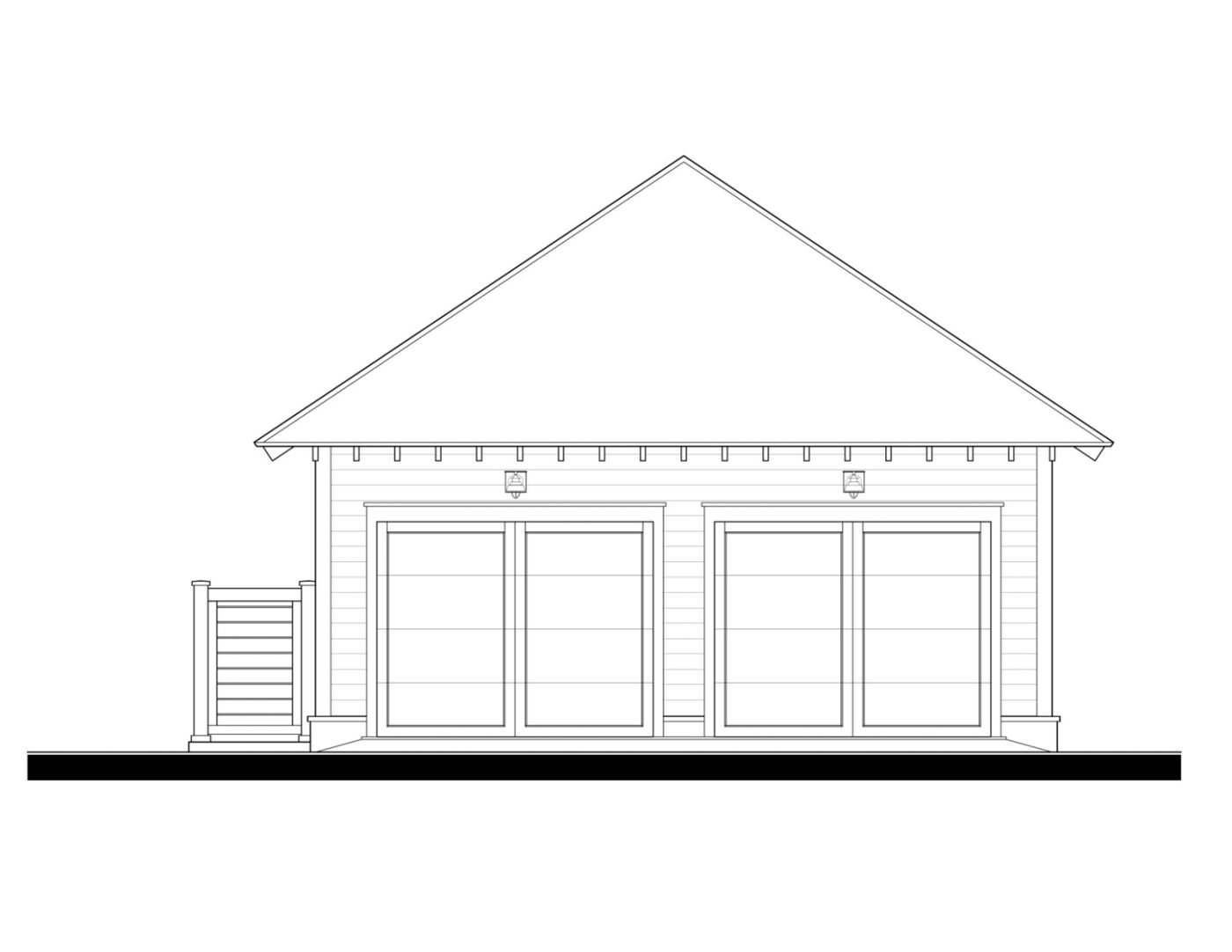 Garage (233117) — featured elevation