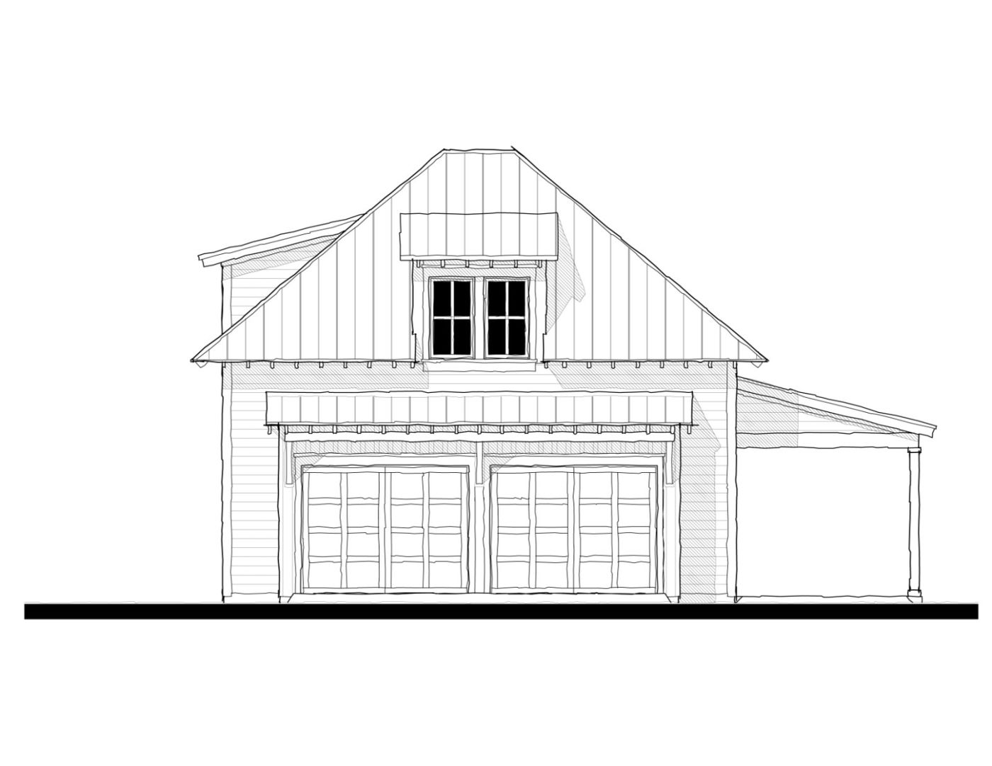 Garage (233126) — featured elevation