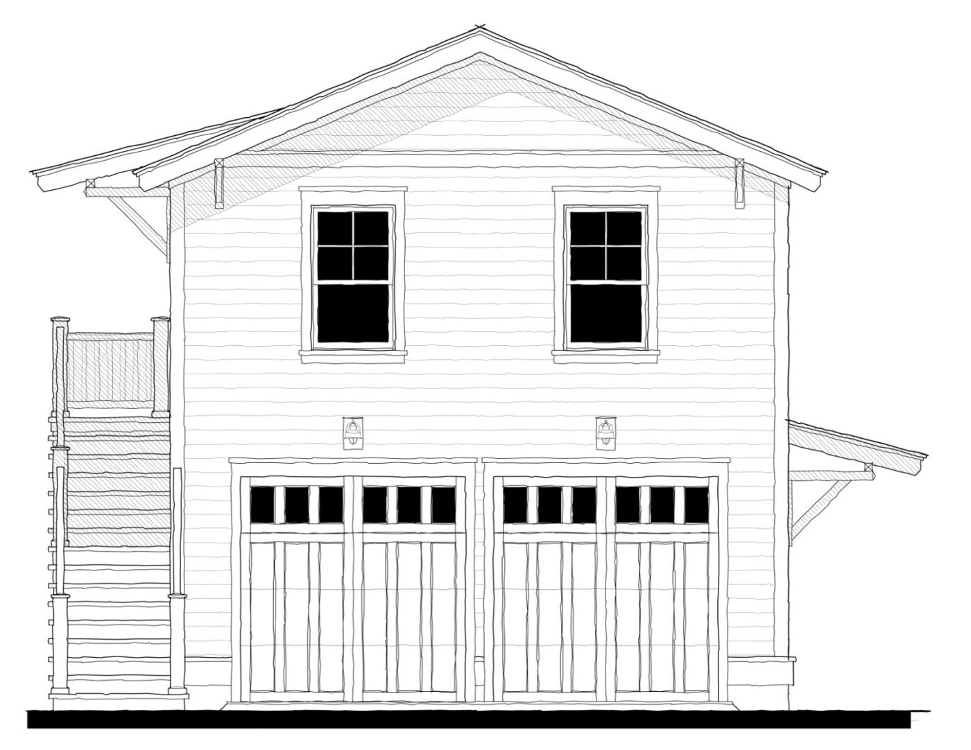 Garage (23322) — featured elevation