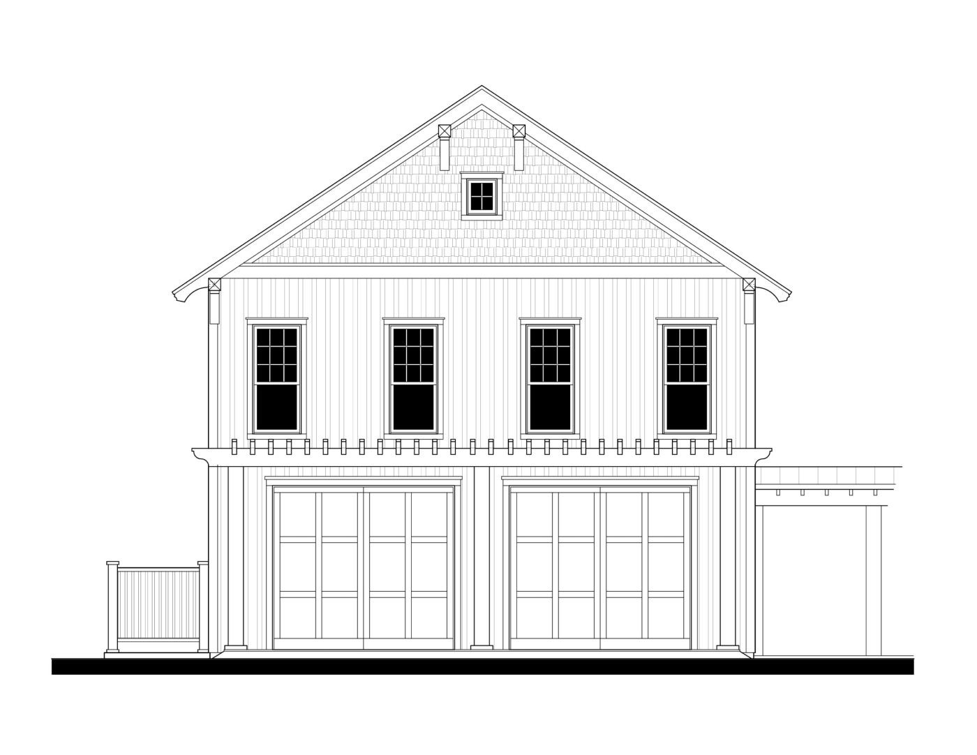 Garage (23366) — featured elevation