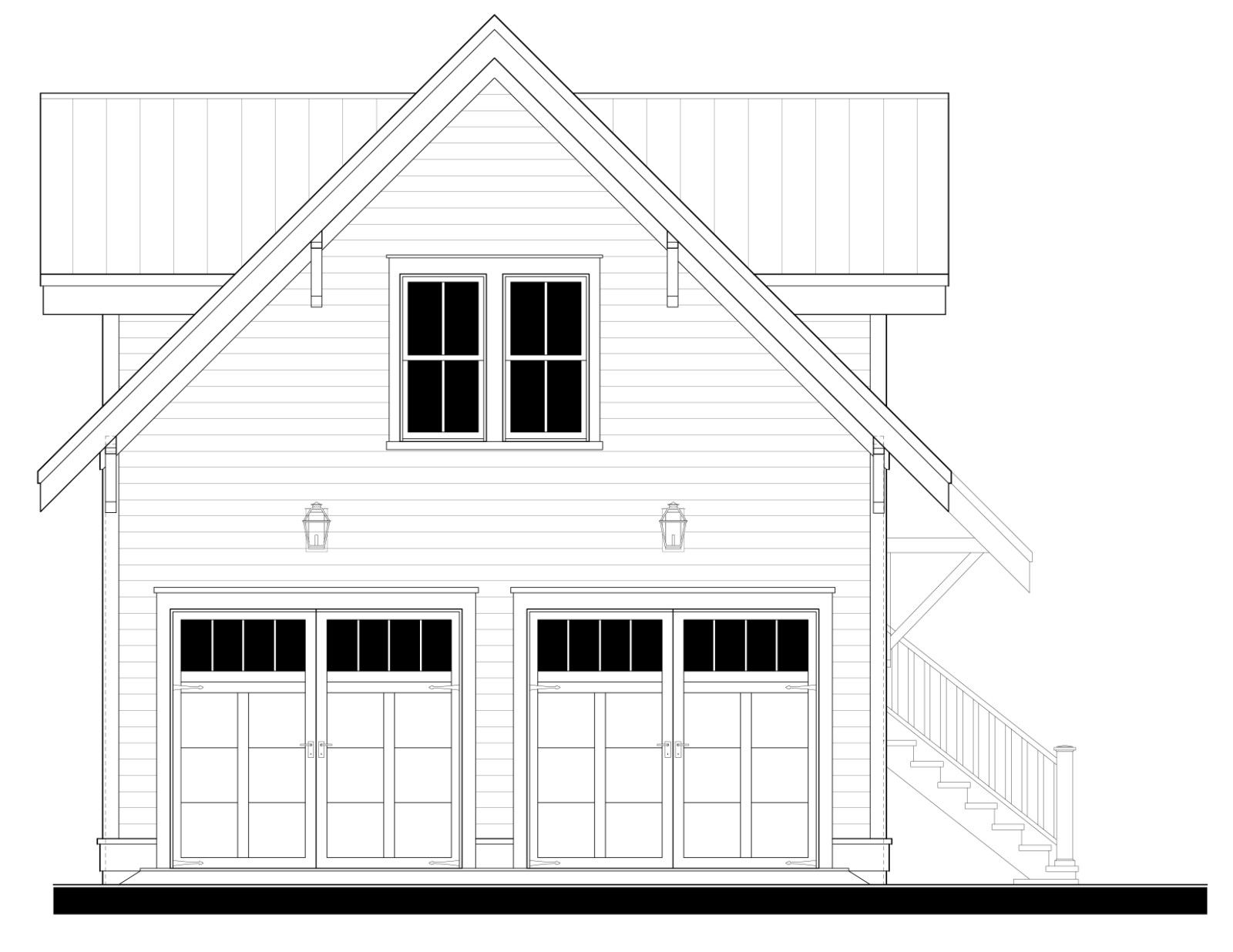Garage (23370ASG) — featured elevation