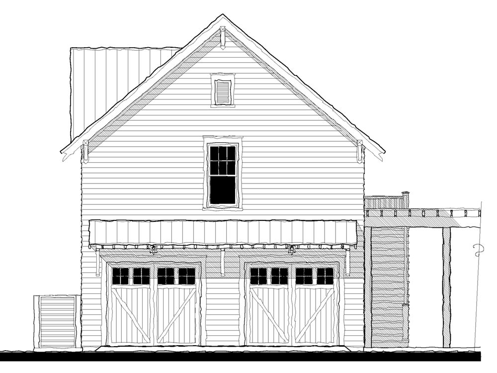 Garage (23375G) — featured elevation