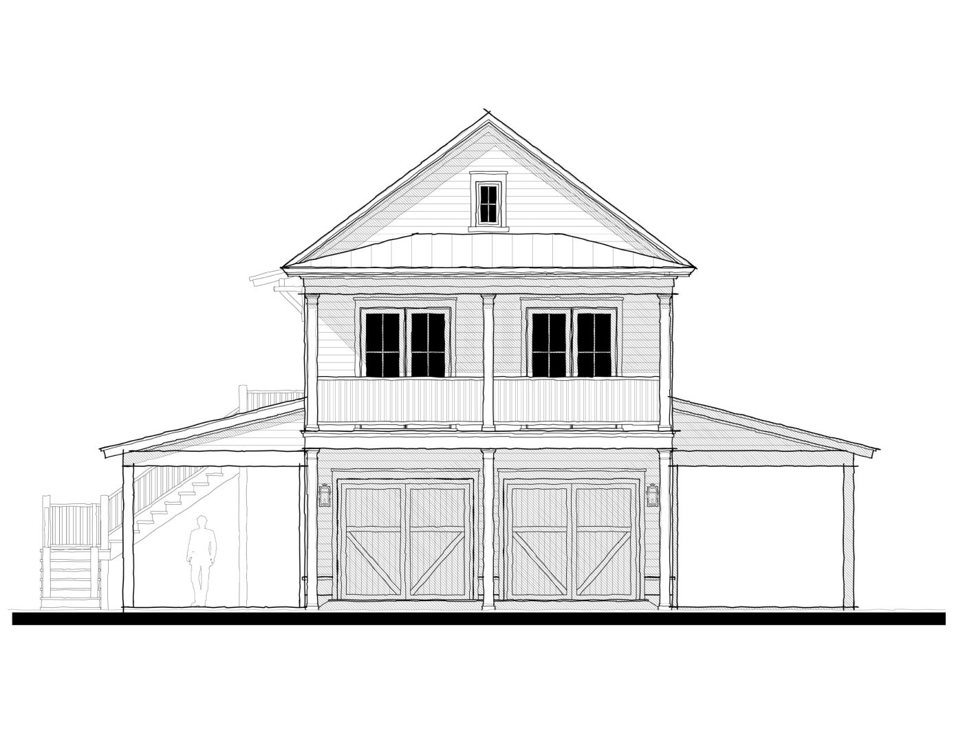 Garage (24306G) — featured elevation