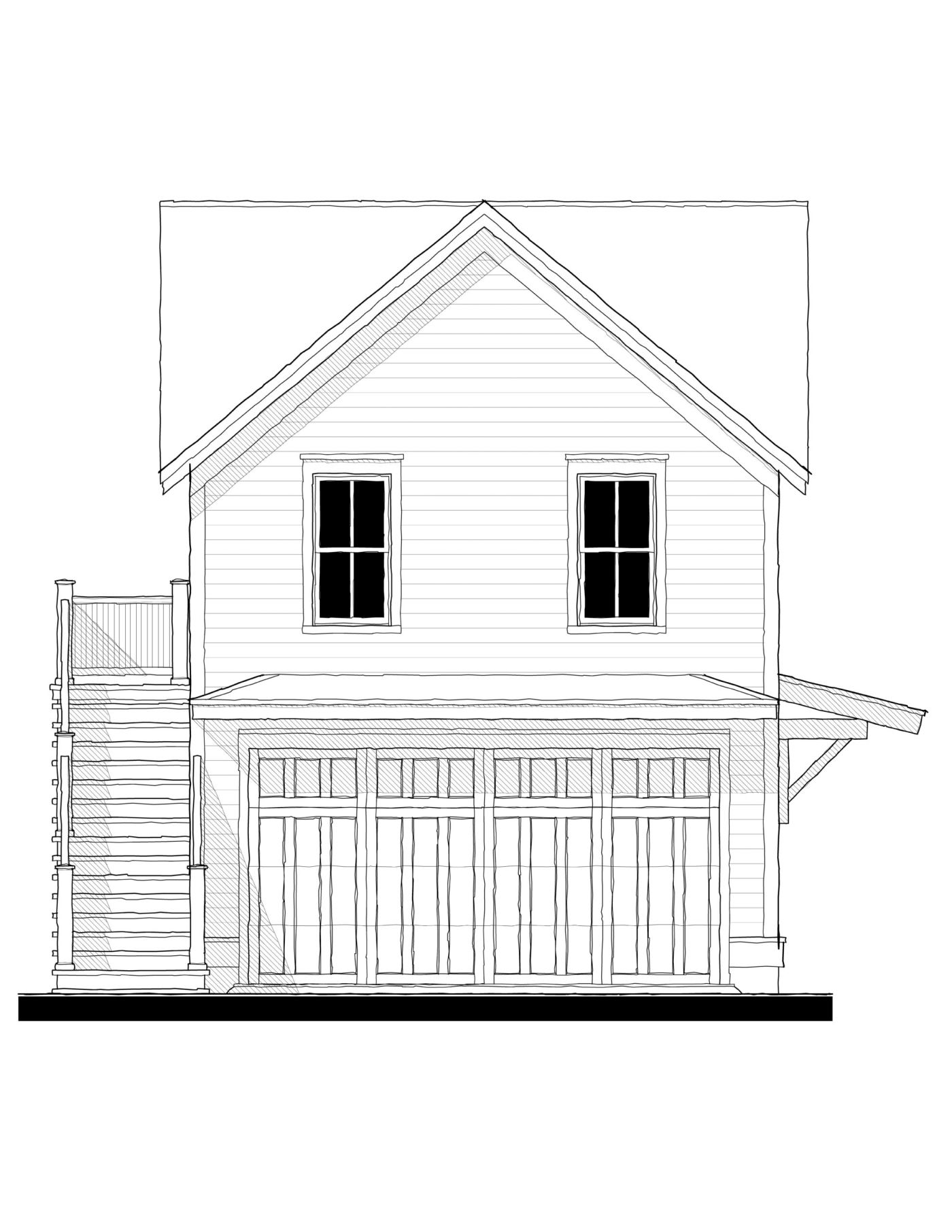 Garage (24312) — featured elevation