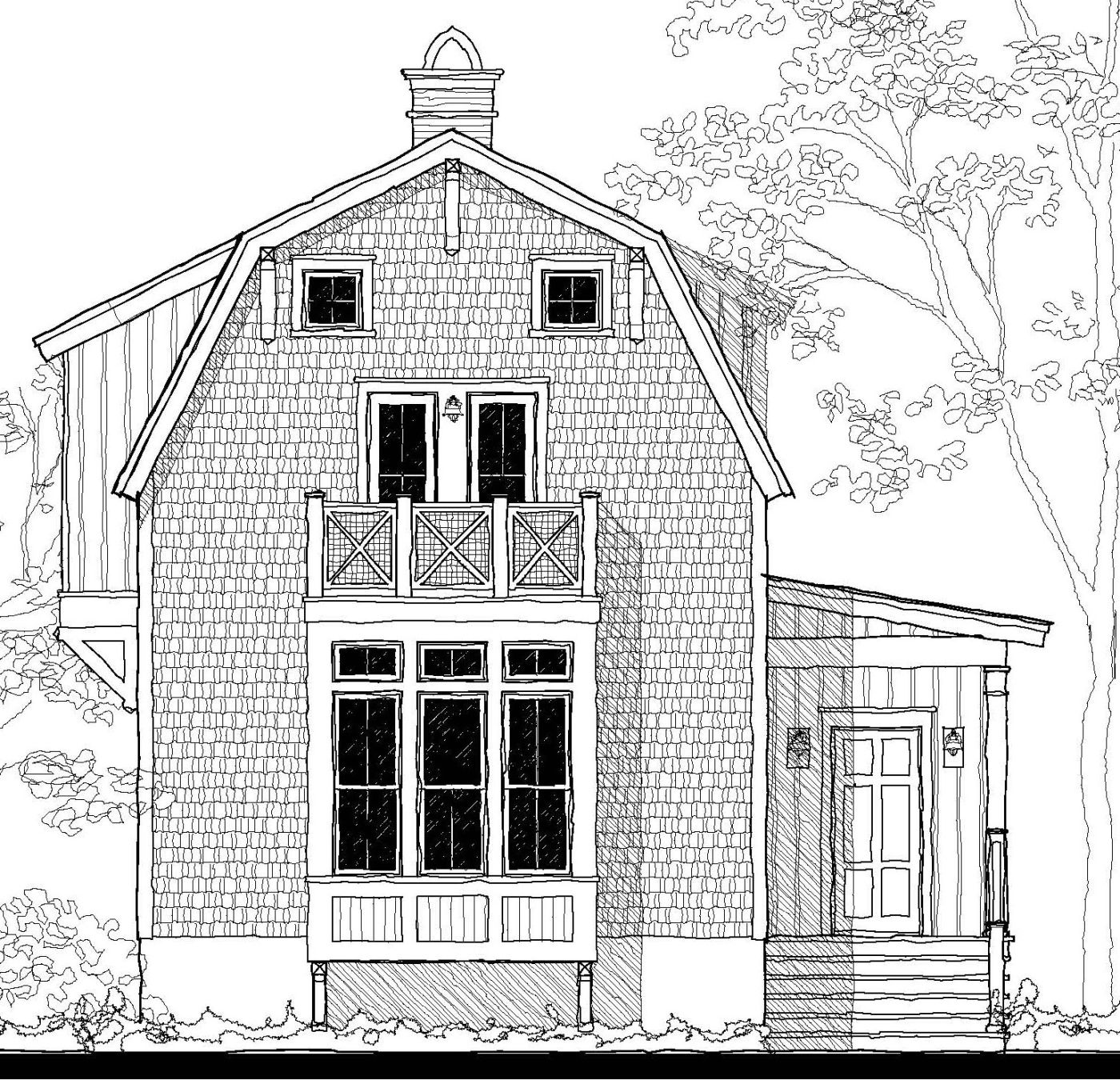 Gibbs House (063302D) — featured elevation
