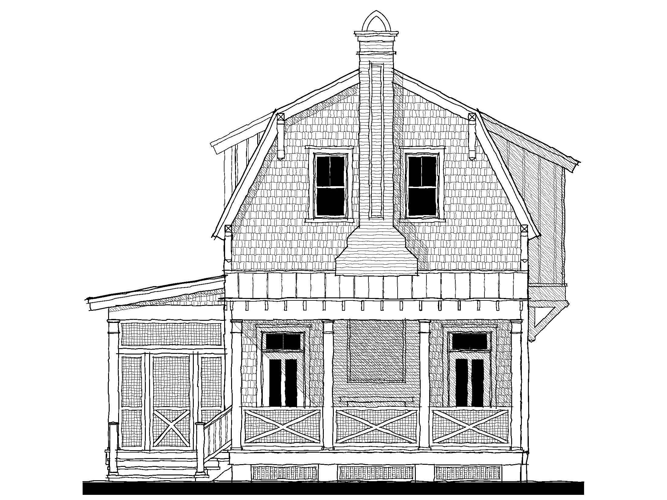 Gibbs House — featured elevation