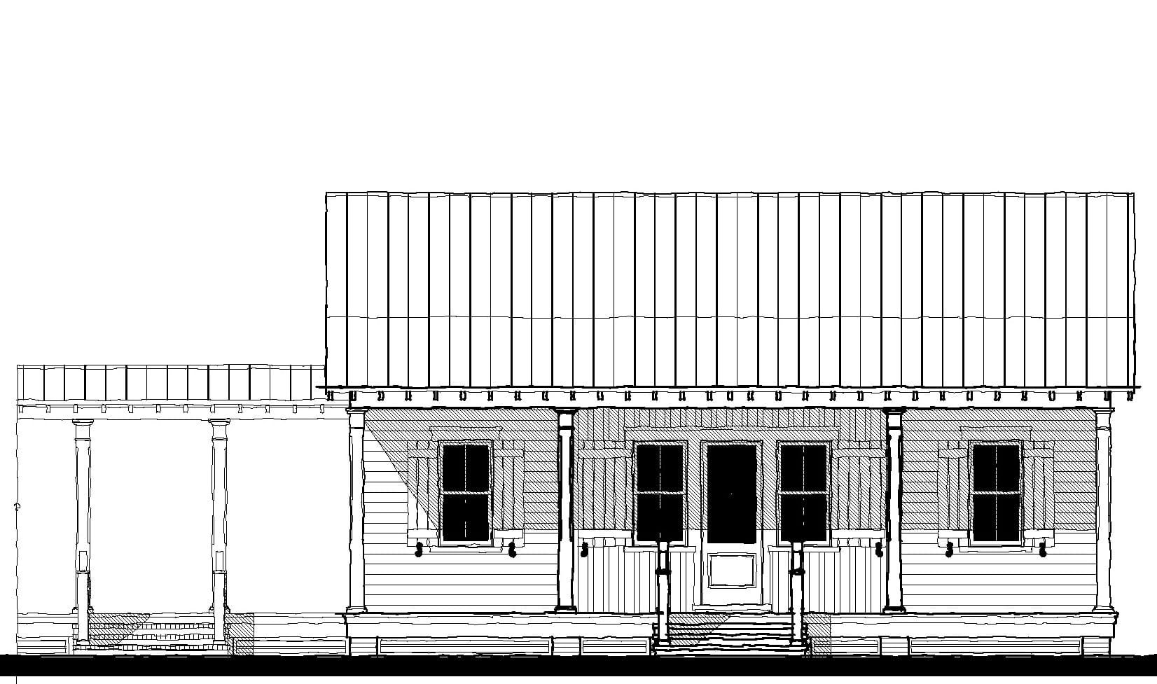 Golf Cottage (203105GC) — featured elevation