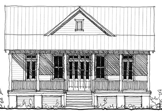 Golf Cottage — featured elevation