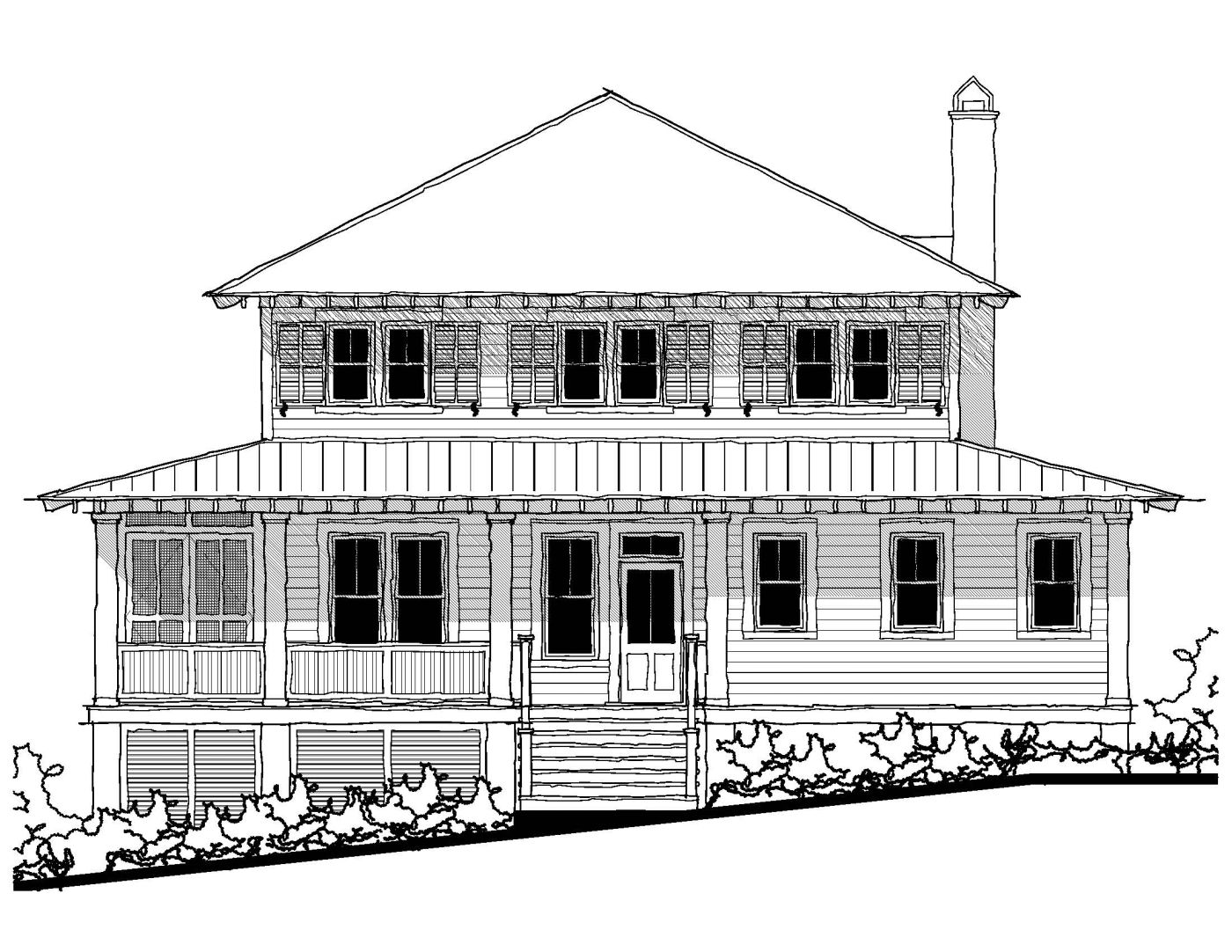 Goodean Beach House — featured elevation