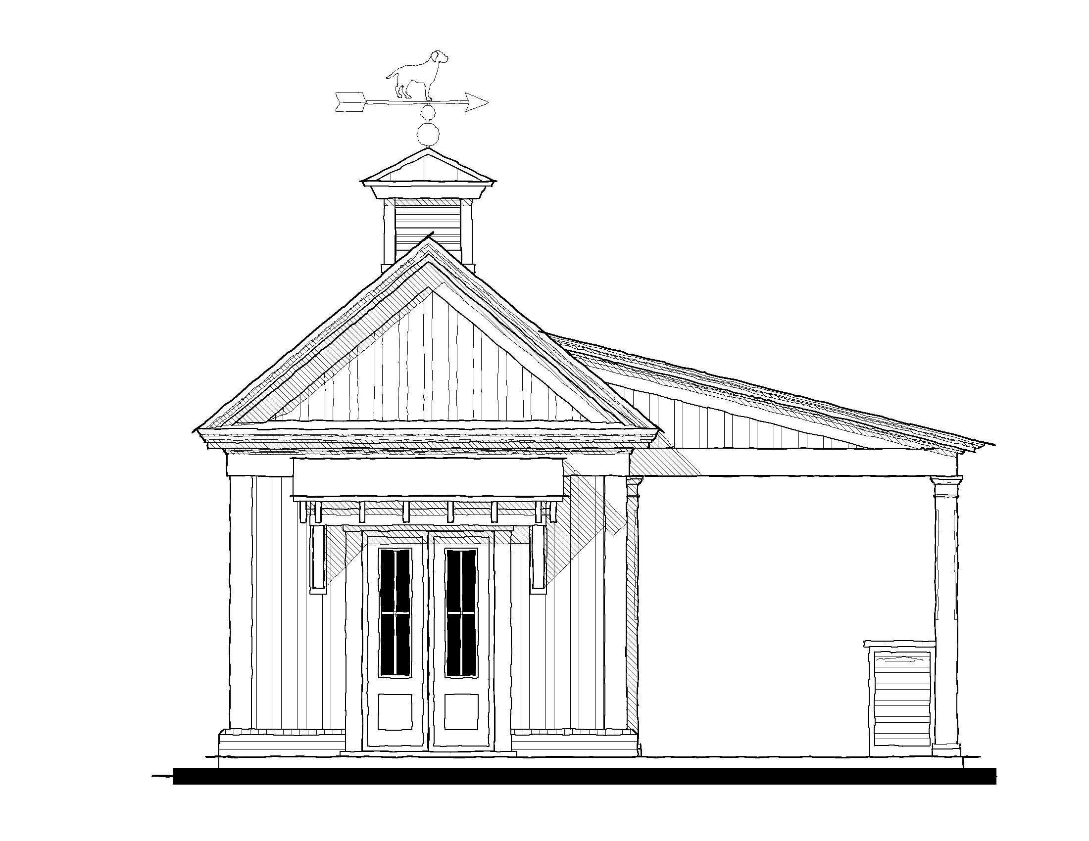 Grill Shed (223164) — featured elevation