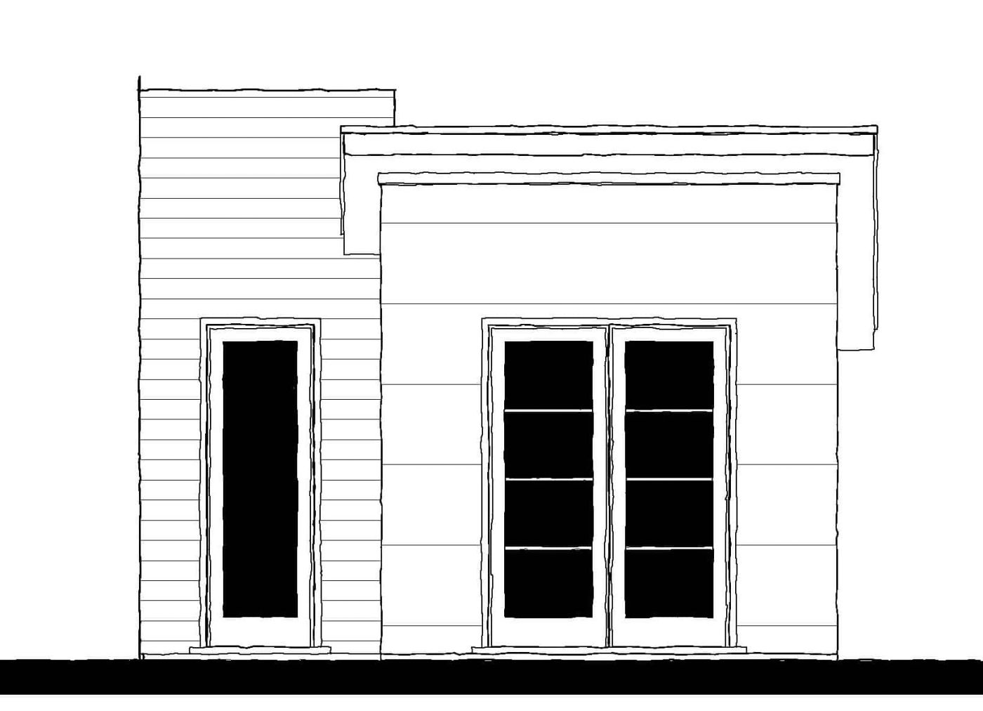 Guest Cottage (19369) — featured elevation