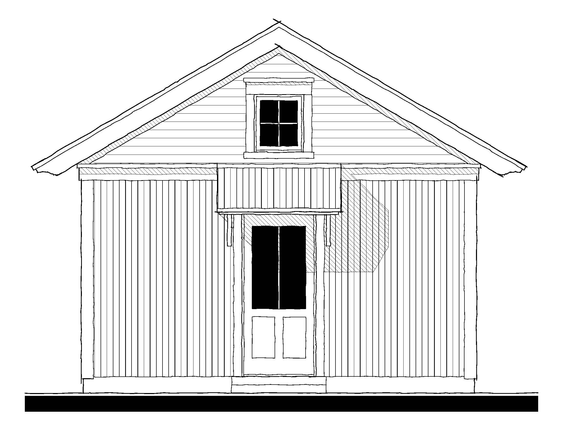 Guest House (13110-1) — featured elevation