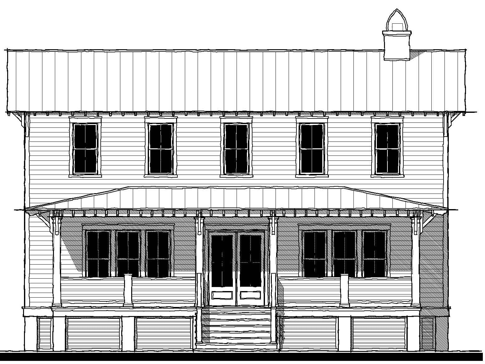 Hawkey Farmhouse (20335) — featured elevation
