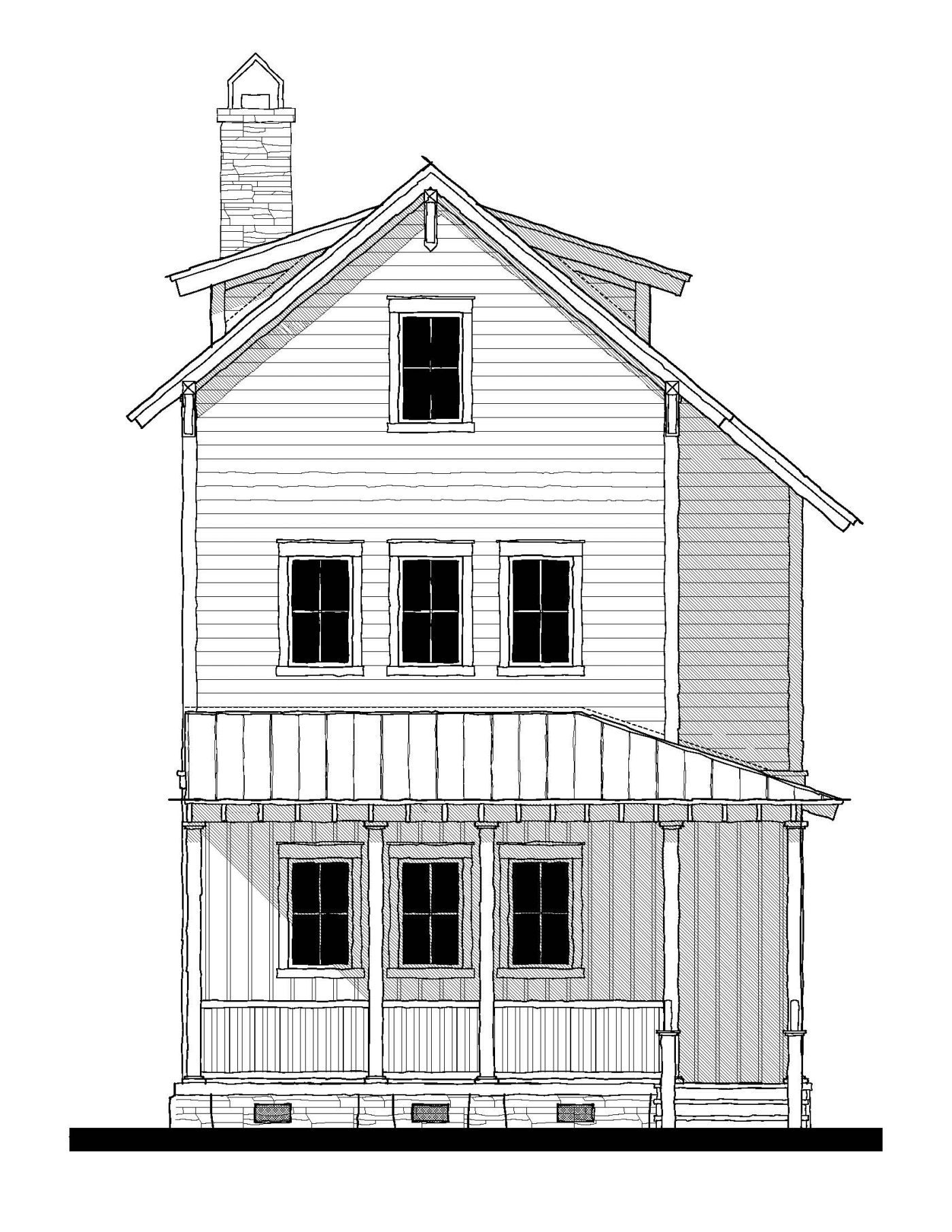 Hickory Nut II — featured elevation