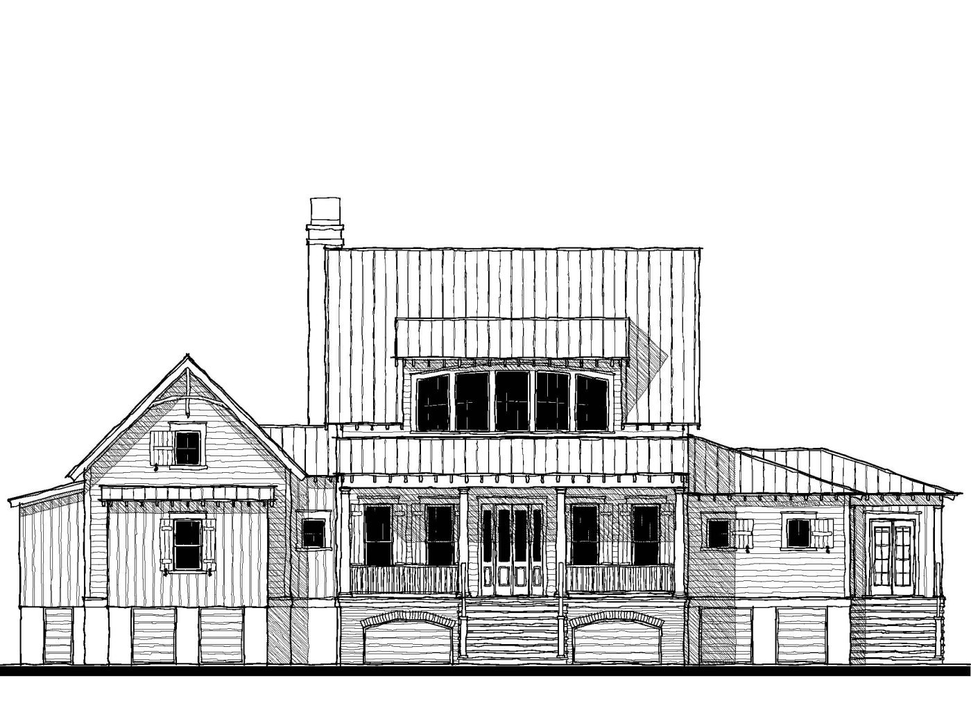 Higgs House (11345) — featured elevation