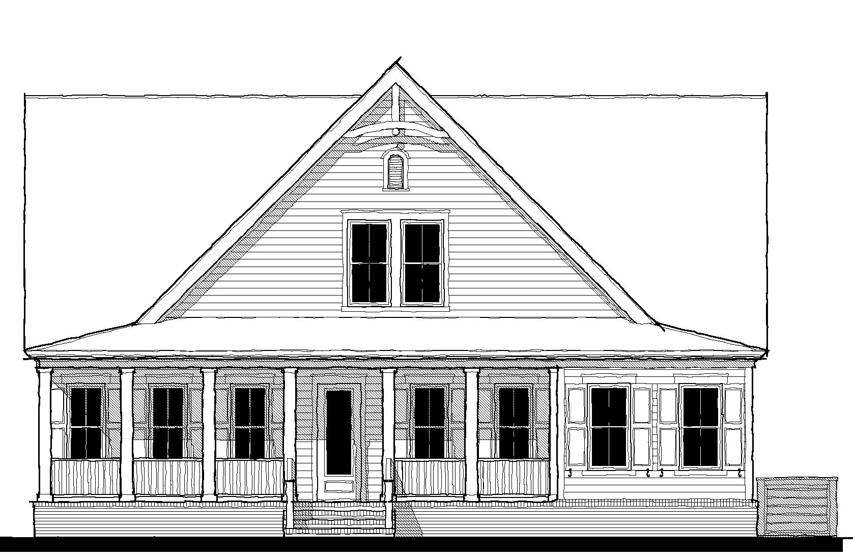 Inlet Retreat (18414-B2) — featured elevation