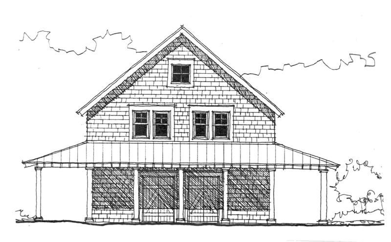 John's Island Retreat — featured elevation