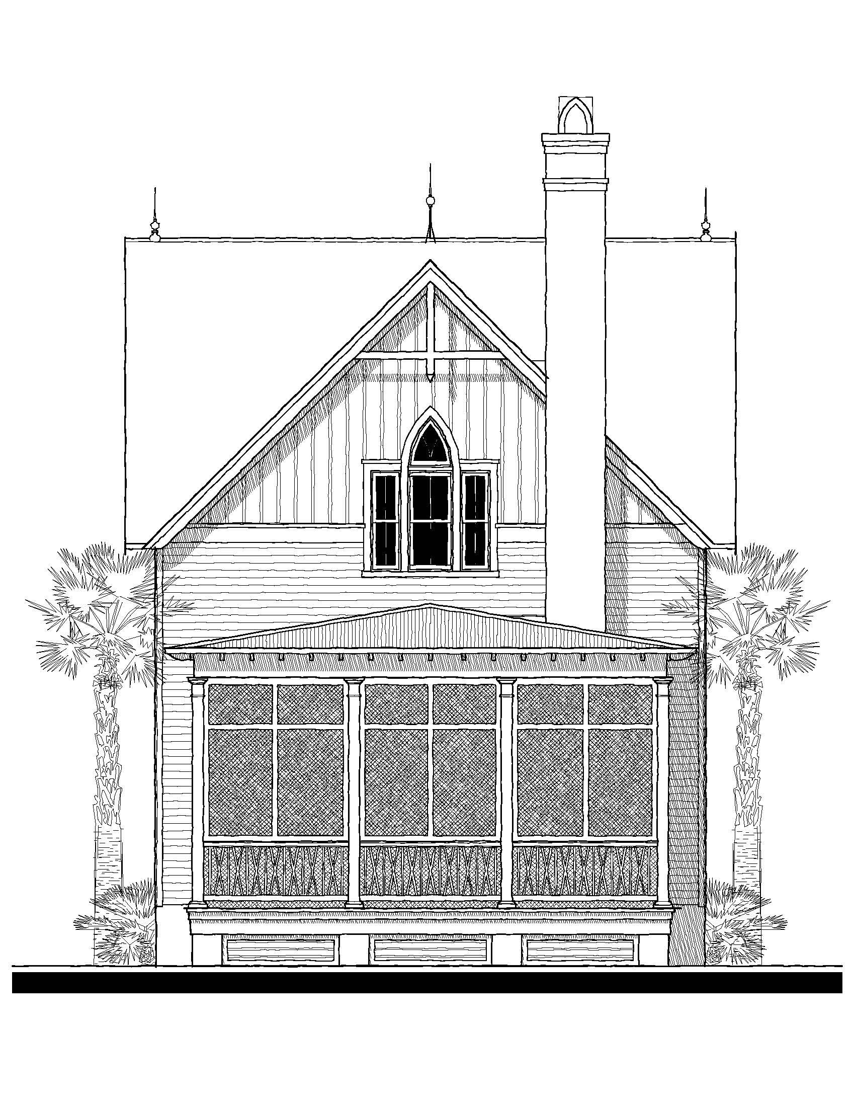Kershaw Cottage — featured elevation