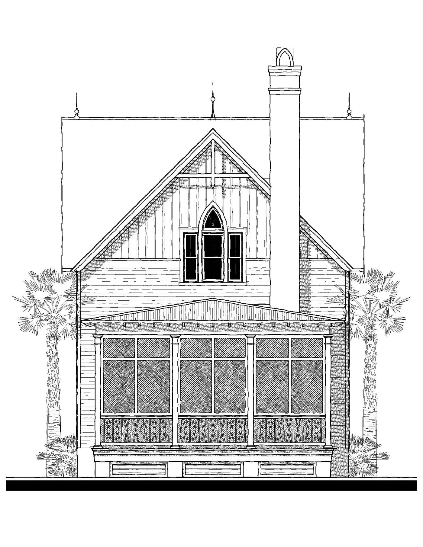 Kershaw Cottage — featured elevation