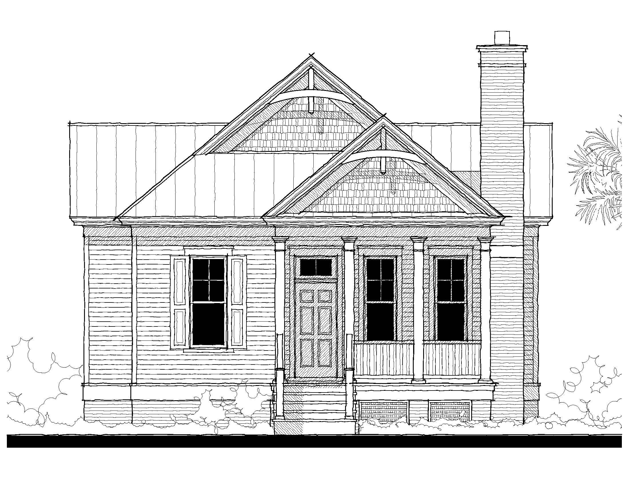King Street Cottage (05374) — featured elevation