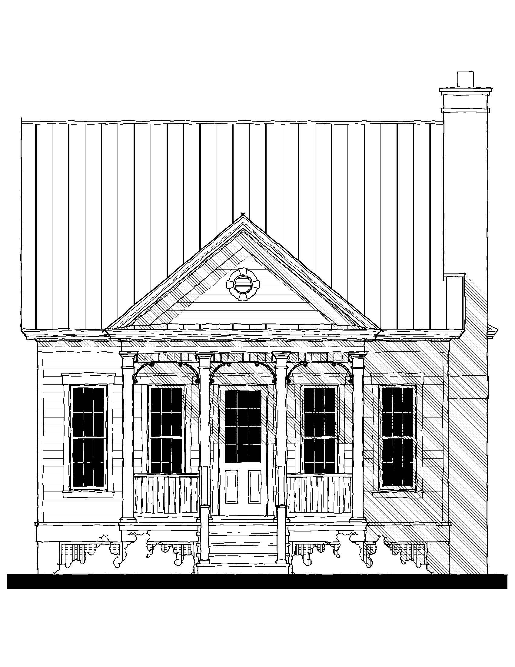 King Street Cottage (063185I) — featured elevation