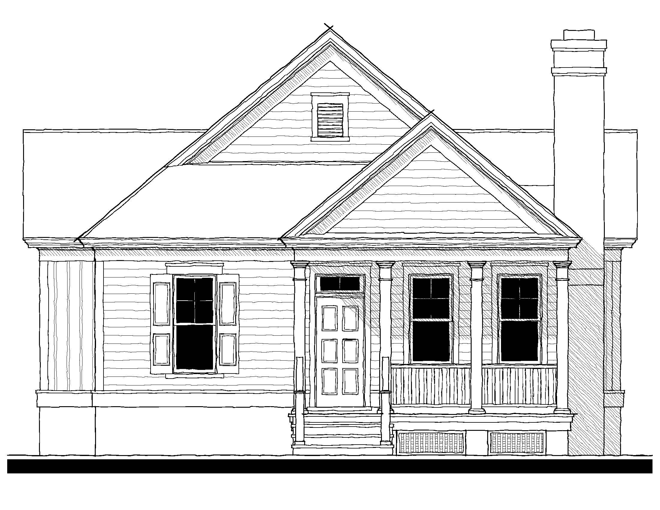 King Street Cottage (123159) — featured elevation