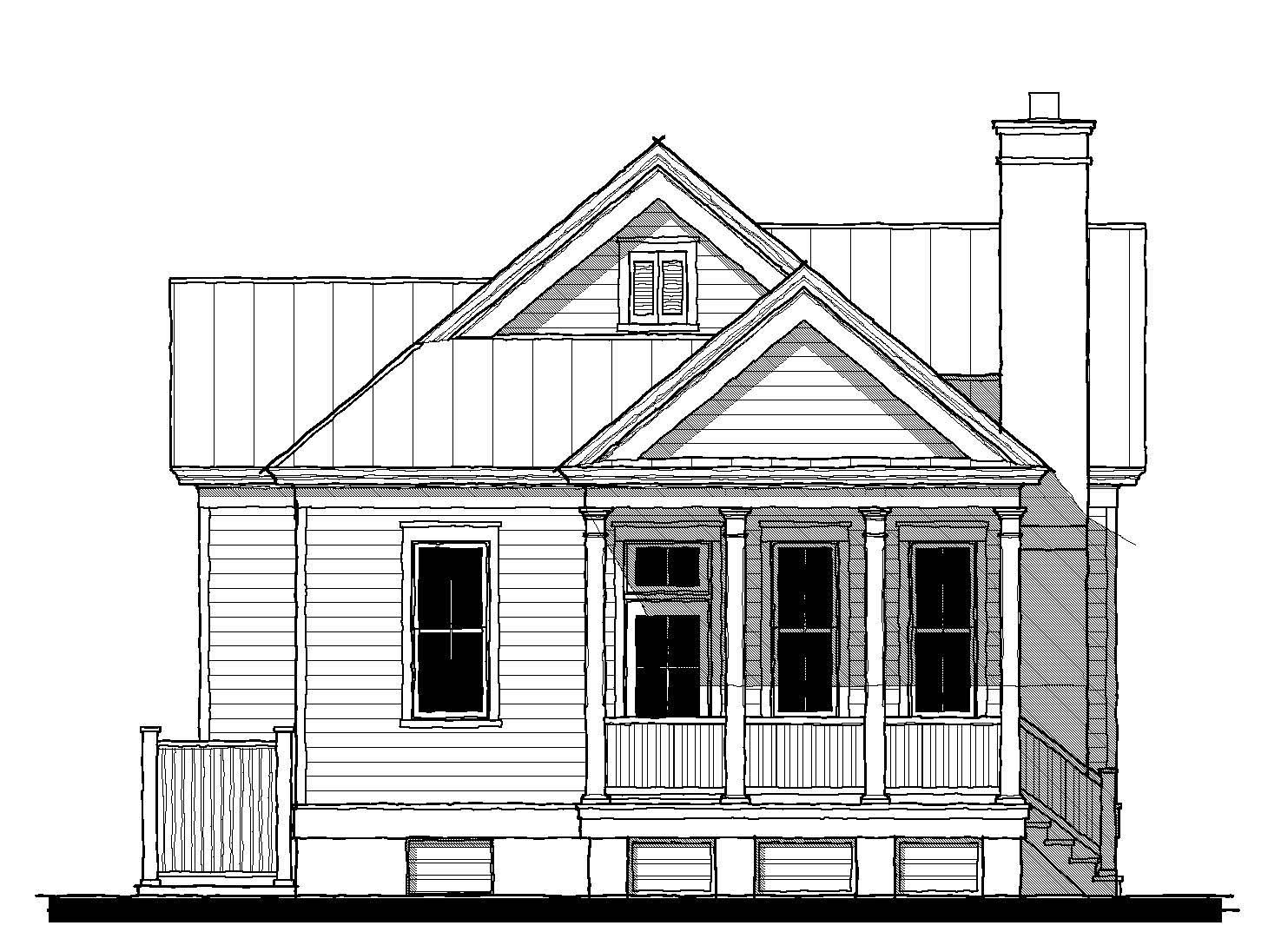 King Street Cottage (18377) — featured elevation