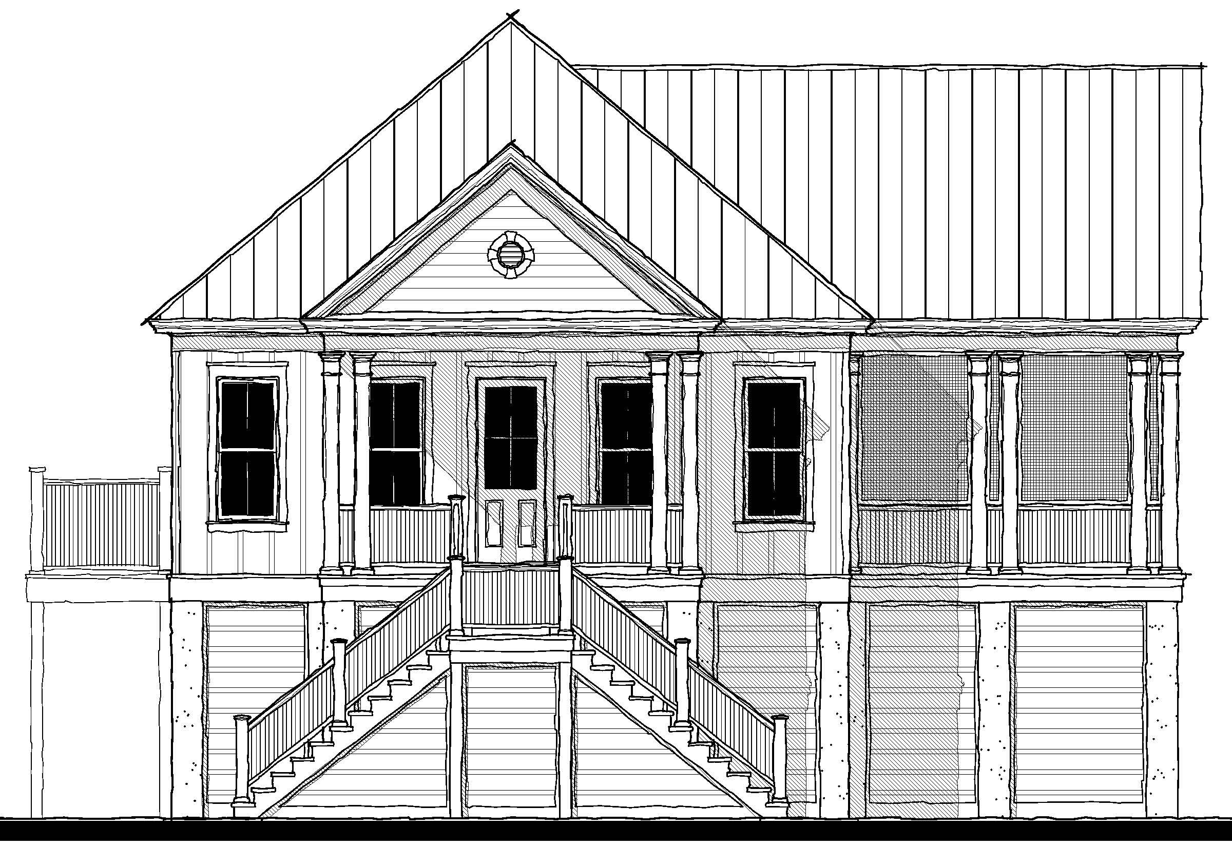 King Street Cottage (20358) — featured elevation