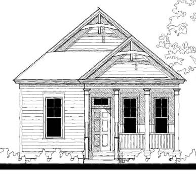 King Street Cottage(09412J) — featured elevation