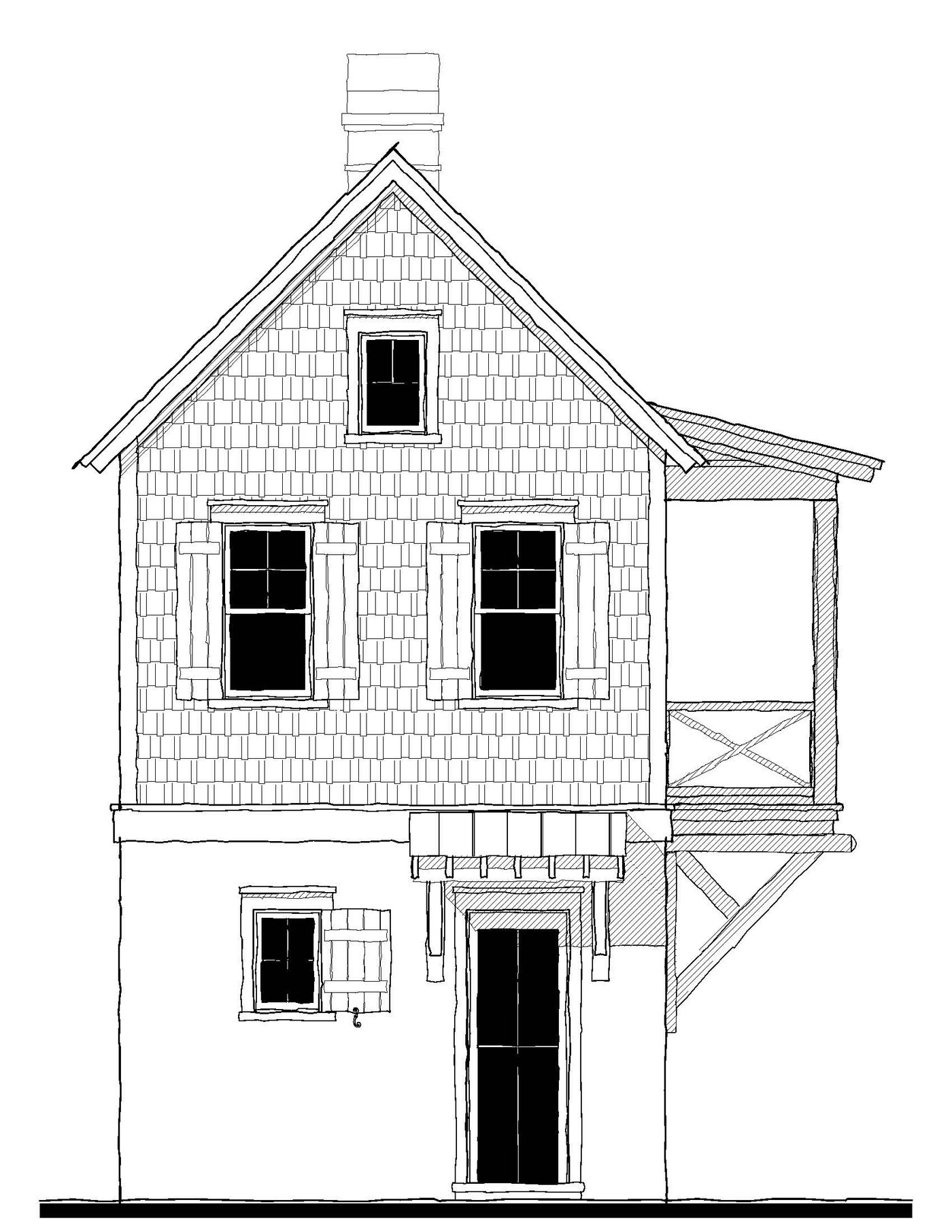 London Mews — featured elevation