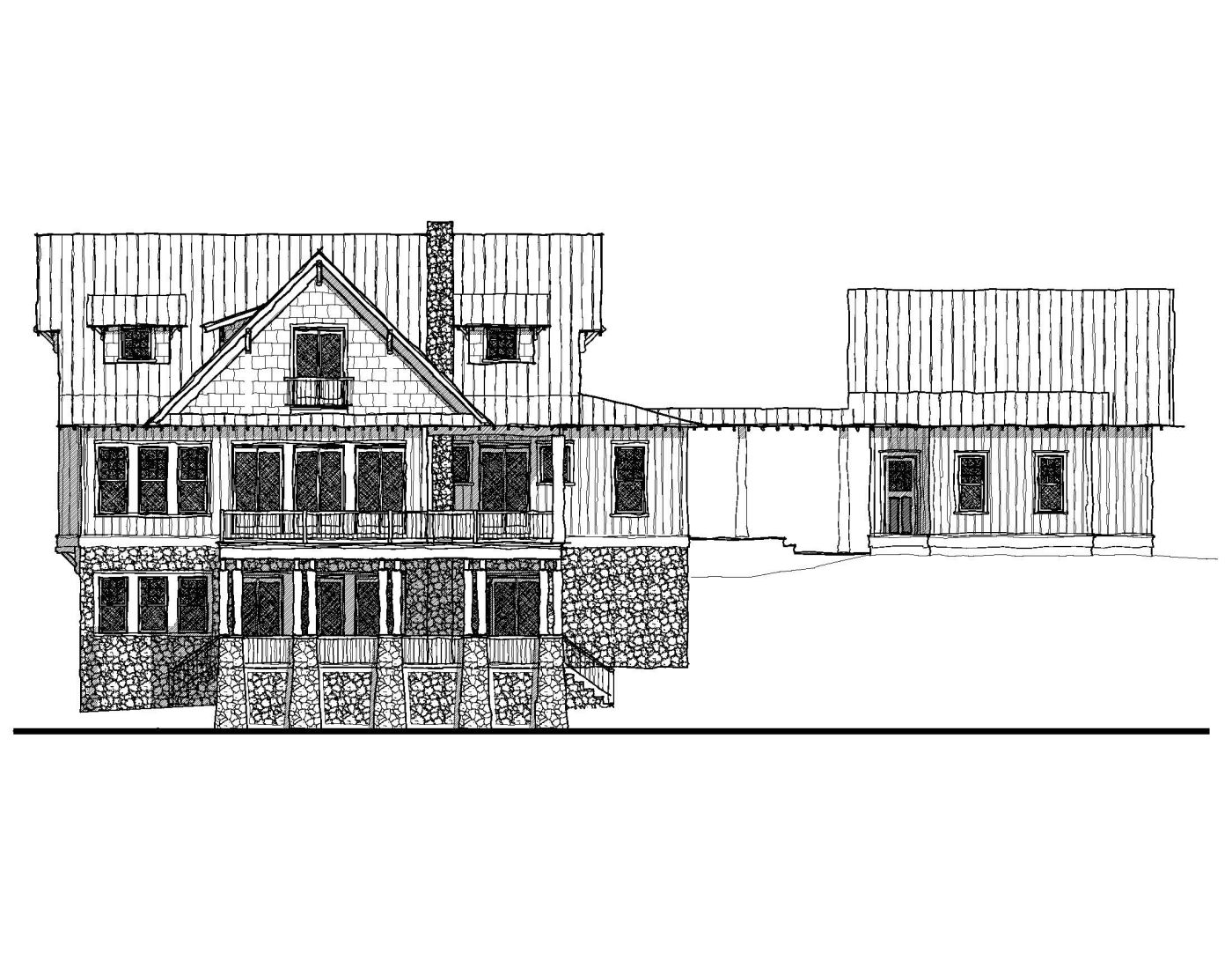 Longview House — featured elevation