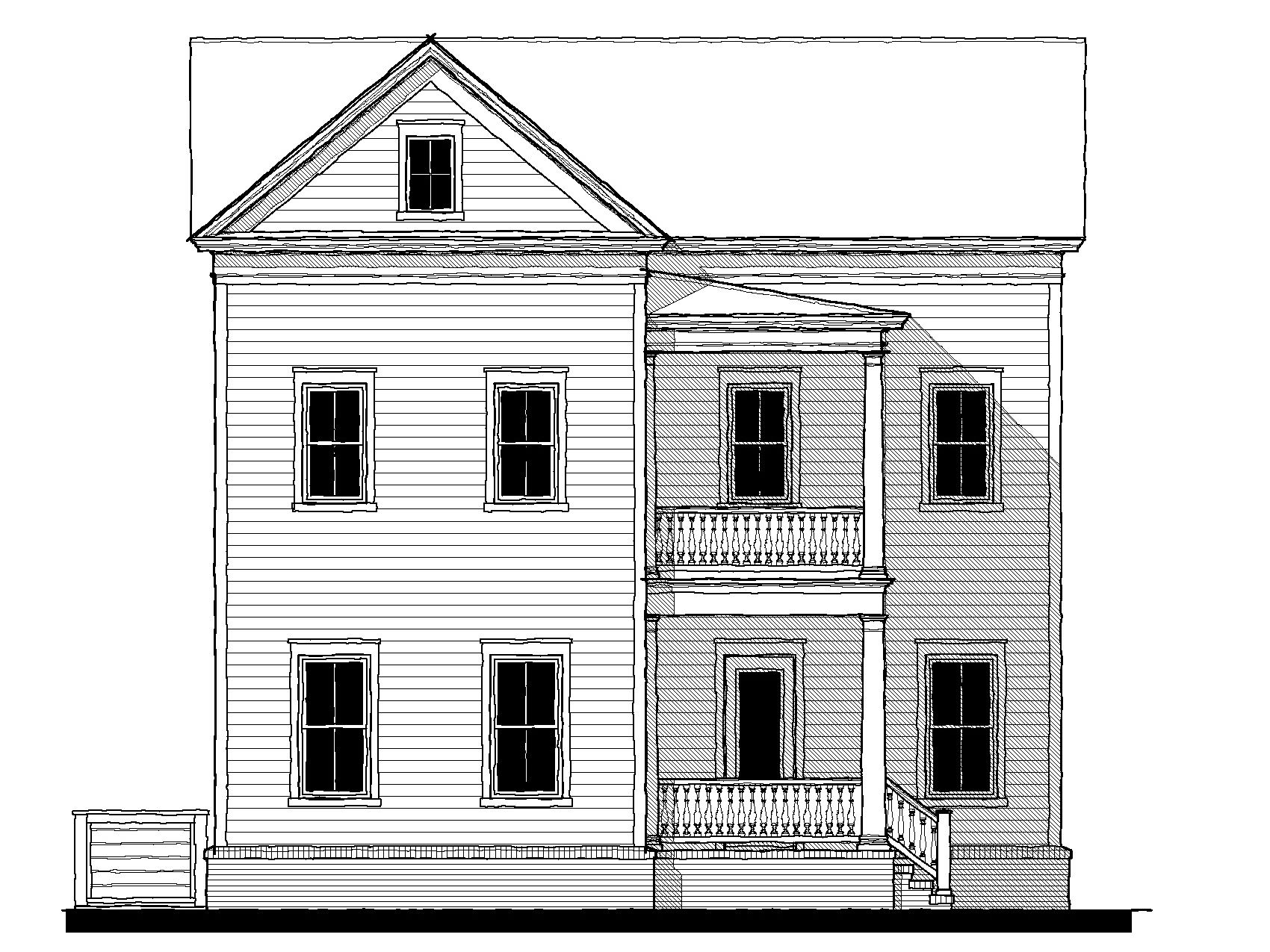 Marshview II (18414-P) — featured elevation