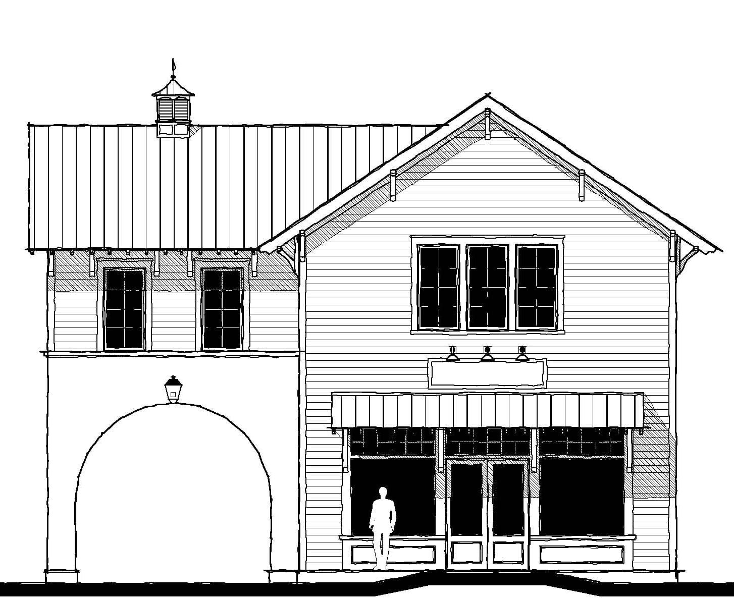 Mixed Use Building (19407D) — featured elevation