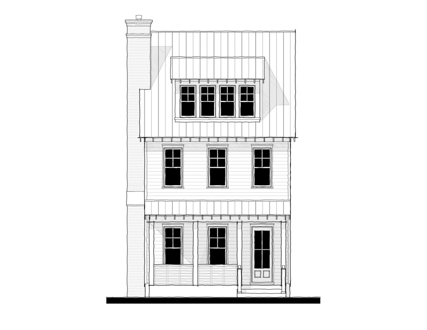 Monroe Point Townhouse (23387) — featured elevation