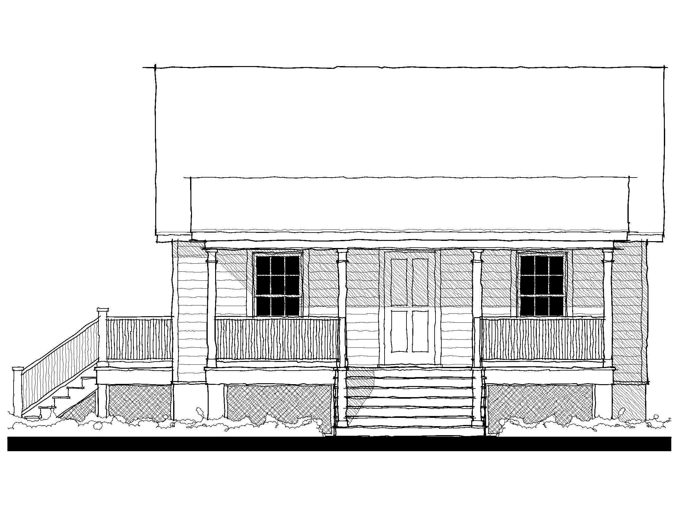 Monson Street Cottage (033183) — featured elevation