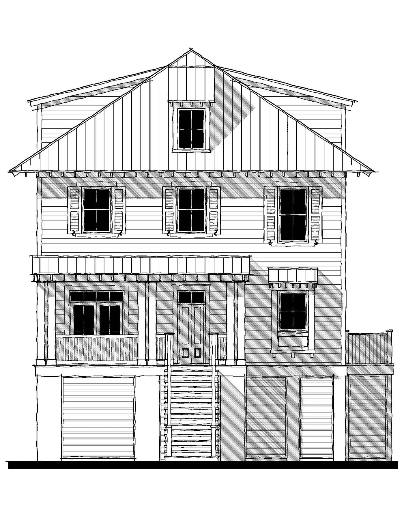 Morgan Hall (043198) — featured elevation
