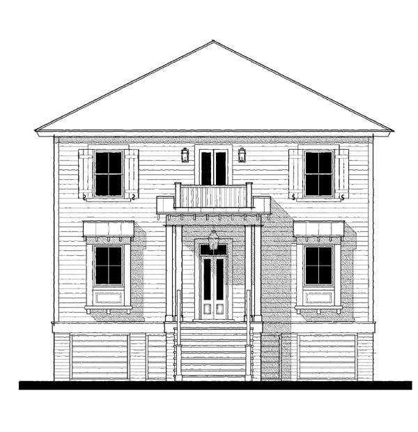 Morgan Hall (113103) — featured elevation
