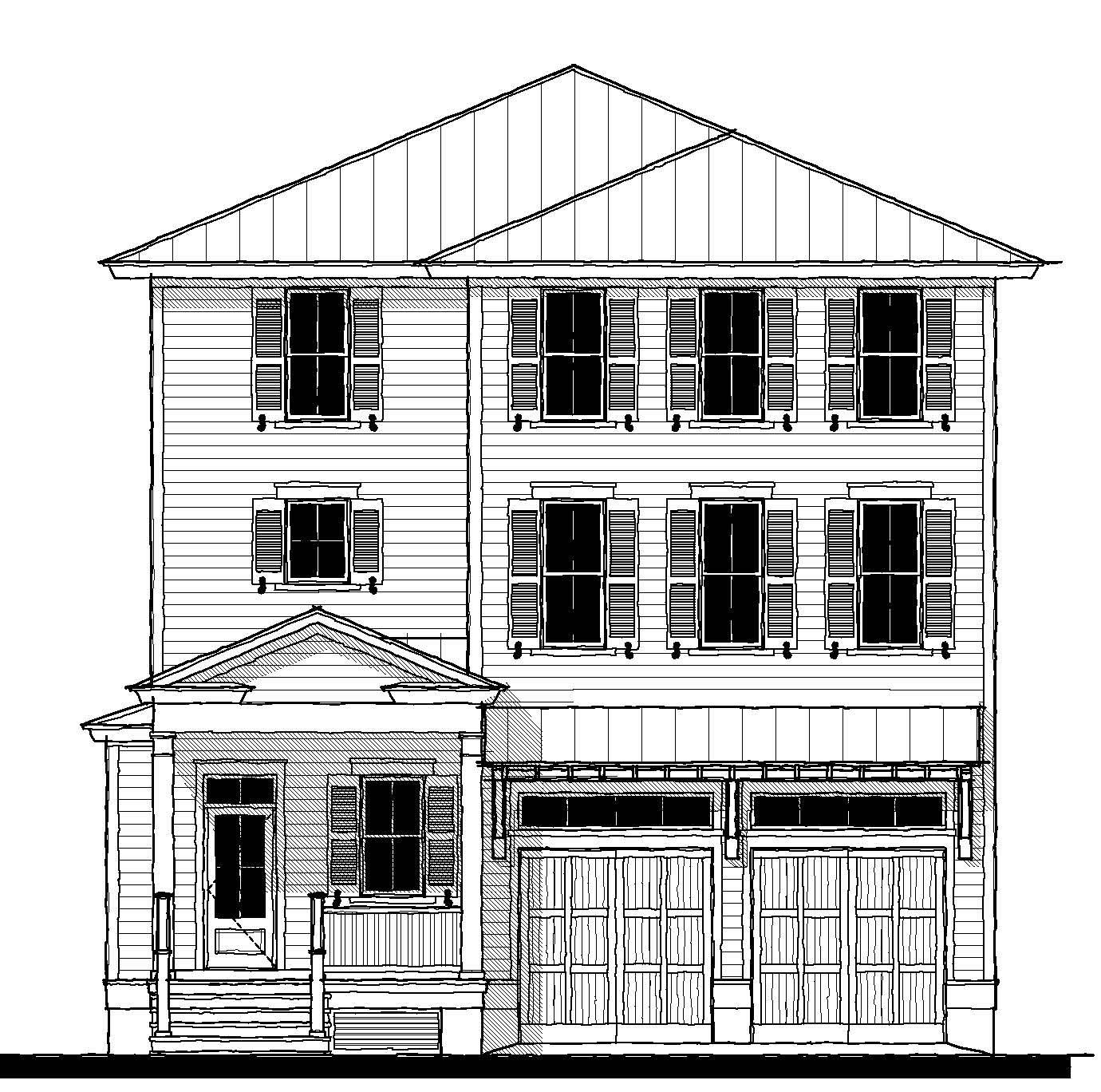 Morgan Hall (173175) — featured elevation