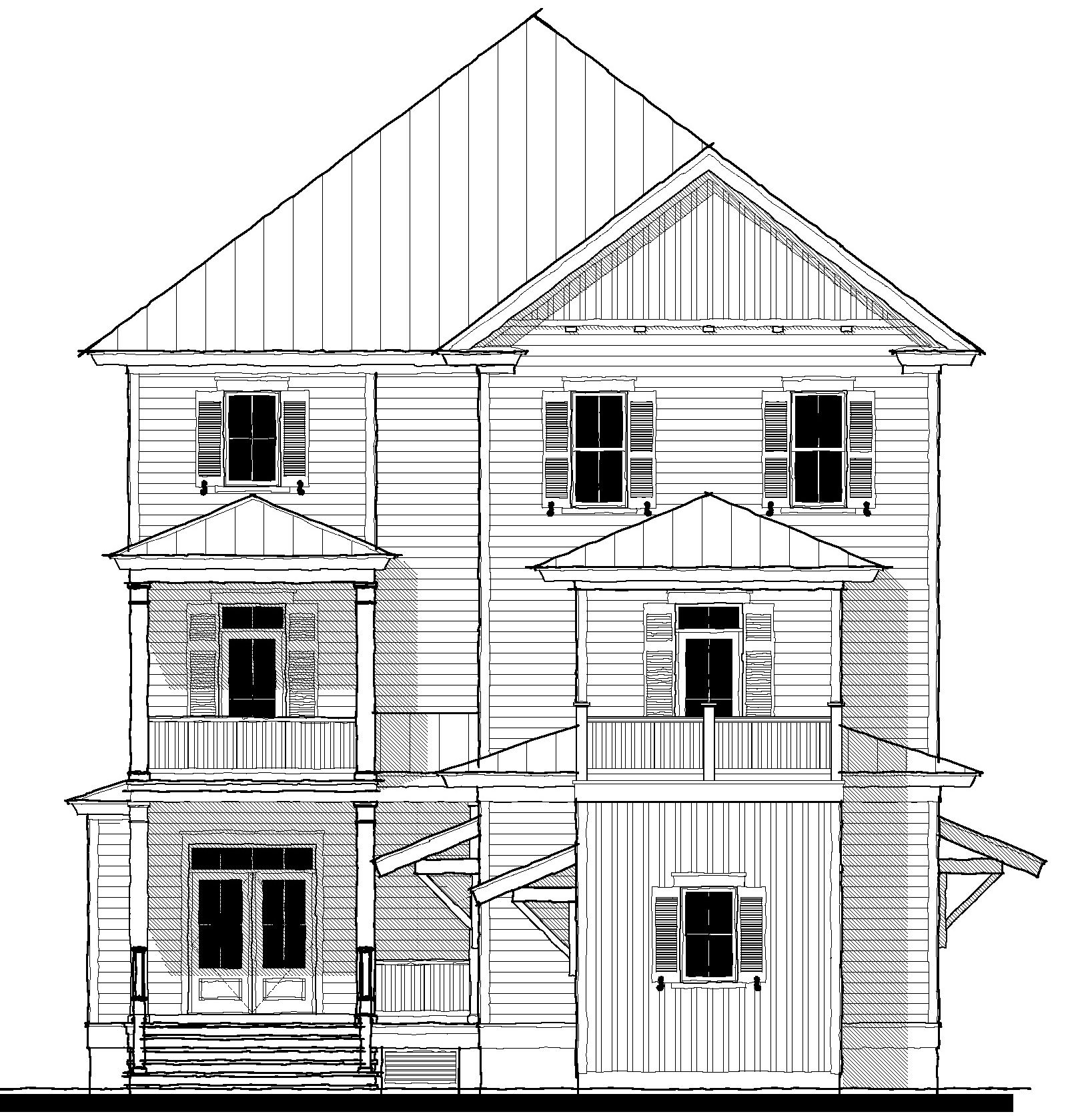 Morgan Hall (21381) — featured elevation