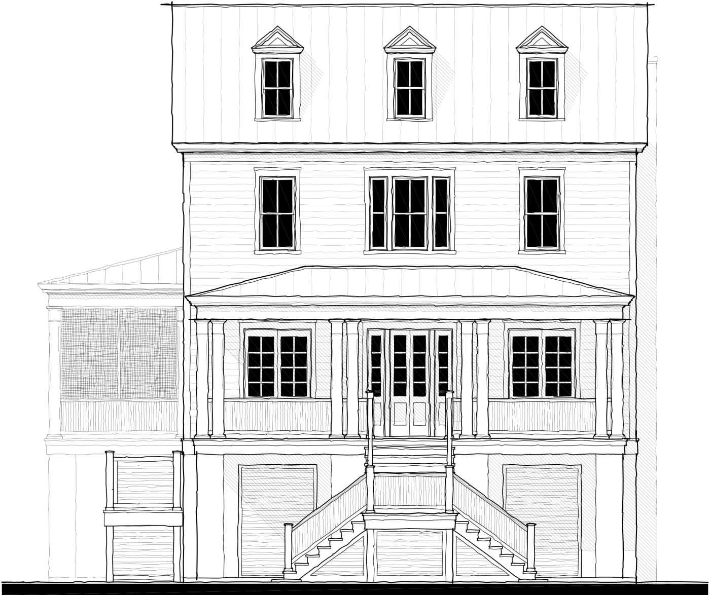 Morgan Hall (23385) — featured elevation